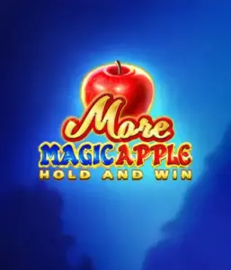 Enter the magical realm of More Magic Apple Hold and Win Slot by 3 Oaks Gaming, featuring a glistening red apple against a vivid blue background. This graphic captures the enchanting theme with a touch of mystery. Perfect for fans of fantasy, the vibrant color scheme and attractive design ensure it captures attention. 