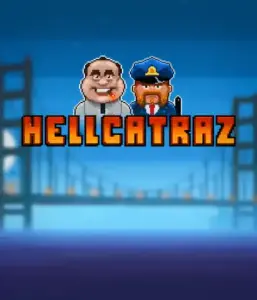 Enter the action-packed world of Hellcatraz slot by Relax Gaming, showcasing a cartoonish prisoner and a guard with the infamous Alcatraz prison and San Francisco skyline in the background. This graphic depicts the adventure and mischief of an Alcatraz-inspired game, ideal for players looking for a unique slot experience, providing a nostalgic adventure. 