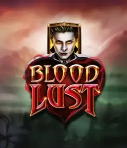 The captivating game interface of Blood Lust, showcasing elegant vampire icons against a mysterious nocturnal landscape. Highlighted in this image is the slot's eerie charm, alongside its distinctive features, appealing for those interested in dark, supernatural themes.